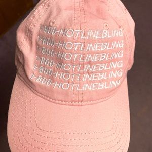 Drake Hotline Bling pink dad hat